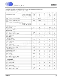 CS5361-DZZR Datasheet Page 11