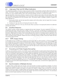 CS5361-DZZR數據表 頁面 19