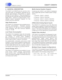 CS5372-BSZR Datasheet Page 7