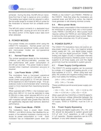 CS5372-BSZR Datasheet Pagina 14