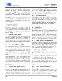 CS5372-BSZR Datasheet Page 14