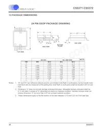 CS5372-BSZR Datasheet Page 20