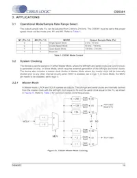 CS5381-KSZR Datasheet Pagina 15