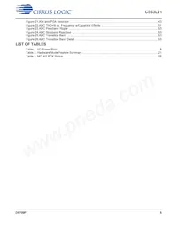 CS53L21-DNZ Datasheet Page 5