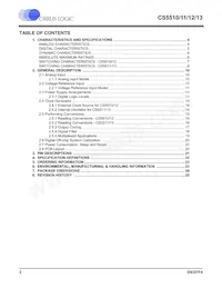 CS5512-BSZR Datasheet Page 2