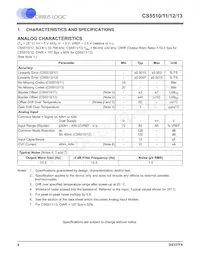 CS5512-BSZR Datasheet Page 4