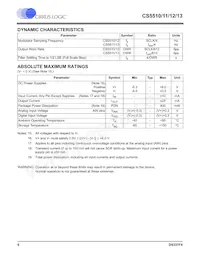 CS5512-BSZR Datasheet Page 6