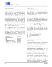 CS5520-BSZ Datasheet Page 14