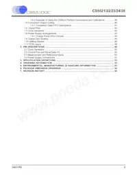 CS5528-ASZR Datasheet Page 3