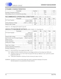 CS5528-ASZR Datasheet Pagina 10