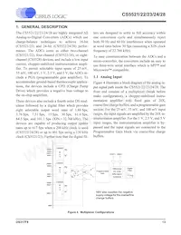 CS5528-ASZR Datasheet Page 13