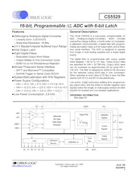 CS5529-ASZR Datasheet Cover