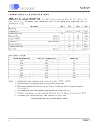 CS5529-ASZR數據表 頁面 4