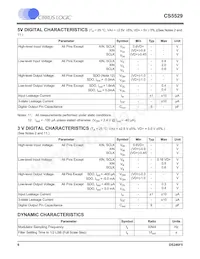 CS5529-ASZR Datasheet Page 6