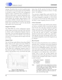 CS5529-ASZR數據表 頁面 16