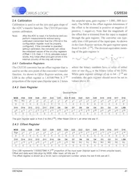 CS5530-CSZ數據表 頁面 21
