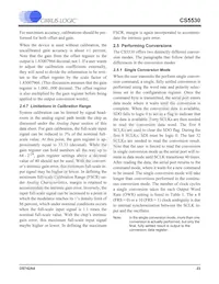 CS5530-CSZ Datasheet Page 23