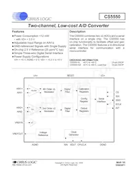 CS5550-ISZR Datasheet Copertura