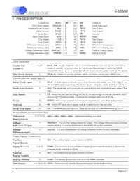 CS5550-ISZR Datasheet Page 4