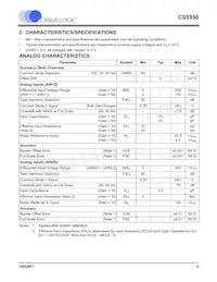 CS5550-ISZR Datasheet Page 5