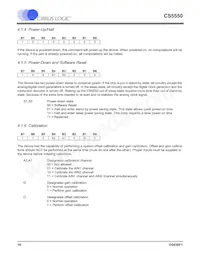 CS5550-ISZR Datasheet Page 16