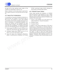 CS5550-ISZR Datasheet Page 19