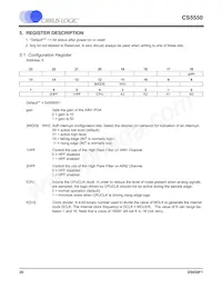 CS5550-ISZR Datasheet Page 20