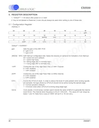 CS5550-ISZR Datasheet Pagina 20