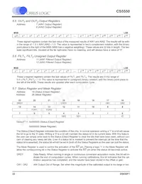 CS5550-ISZR Datasheet Page 22