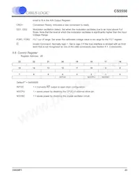 CS5550-ISZR Datasheet Page 23