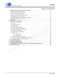 CS5560-ISZR Datasheet Pagina 2