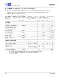 CS5560-ISZR數據表 頁面 4