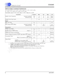 CS5560-ISZR Datasheet Page 6