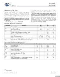 CY22050ZXC-134 Datasheet Page 5