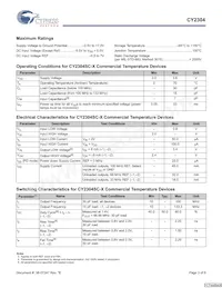 CY2304SI-1 Datasheet Page 3