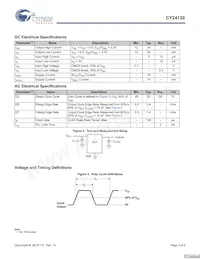 CY24130KZXC-1T Datasheet Page 3