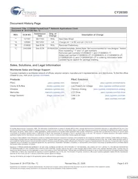 CY26580KOI-2T Datasheet Page 6