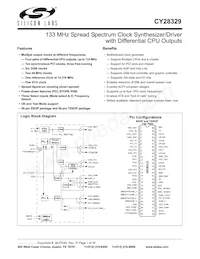 CY28329ZXCT Datenblatt Cover