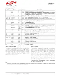 CY28508OXCT Datasheet Page 2