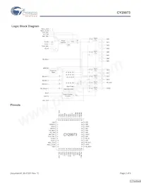 CY29973AXIT Datasheet Page 2