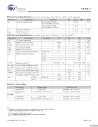 CY29973AXIT Datasheet Page 7