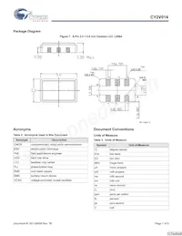 CY2V014FLXIT Datasheet Page 7