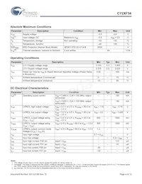 CY2XF34FLXIT Datasheet Page 4