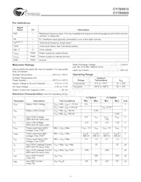 CY7B9920-5SI Datasheet Page 2