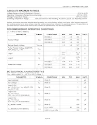DS1339C-33 Datasheet Page 2