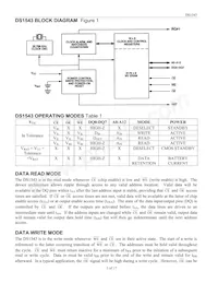DS1543W-120 Datasheet Pagina 3