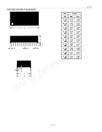 DS1543W-120 Datasheet Page 17