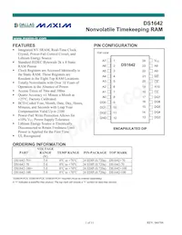 DS1642-70+ Datasheet Cover