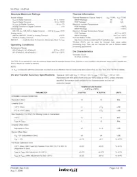 HI3-674AKN-5 Datasheet Page 4