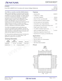 HI5662/6IN Datasheet Cover